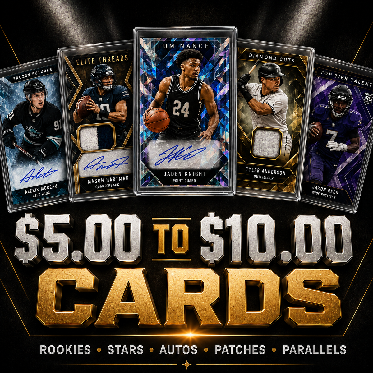 $5.00 to $10.00 CARDS