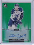 2014-15 In The Game Leaf Metal #BA-JR1 Jeremy Roy Prismatic Green #/10