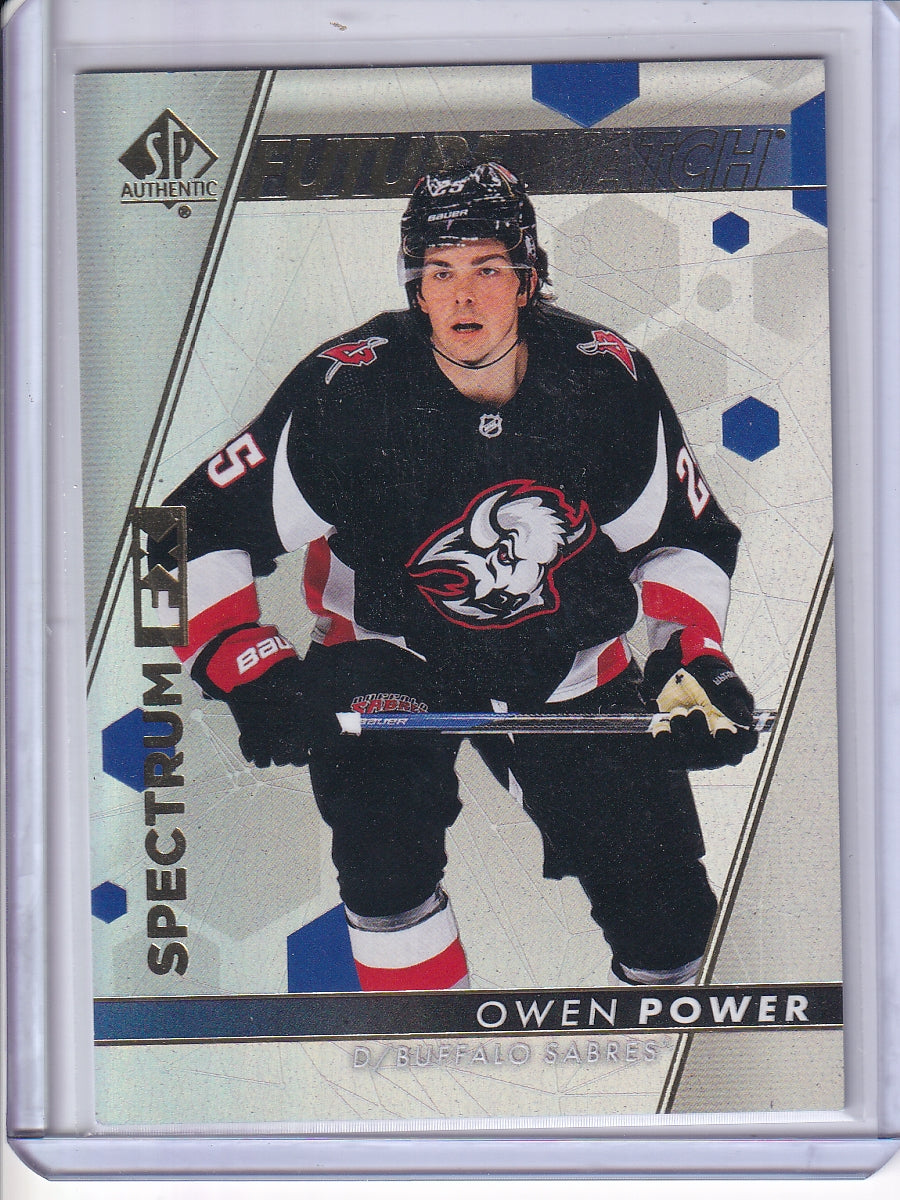 2022-23 Sp Authentic Spectrum Fx Future Watch Level 3 Owen Power S-84