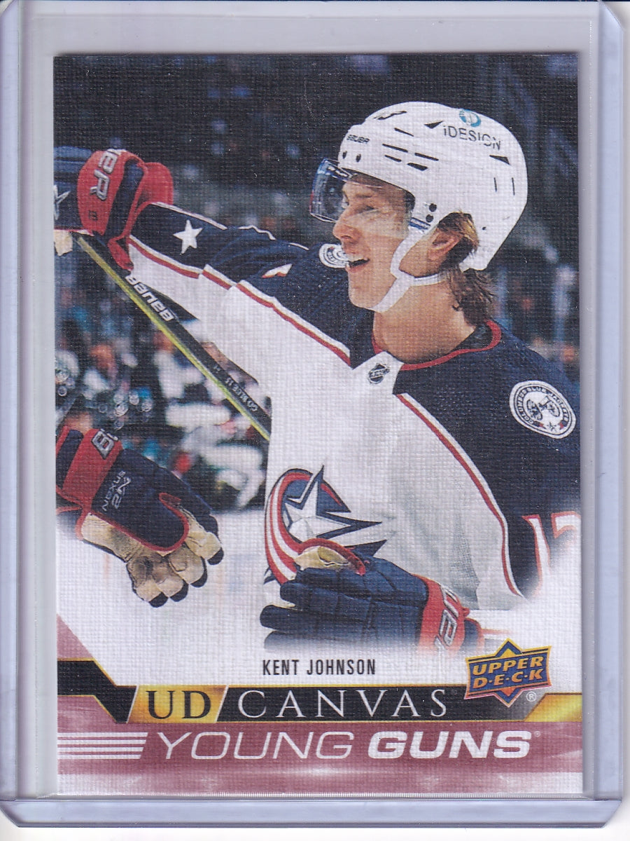 2022-23 Upper Deck #C91 Kent Johnson UD Canvas