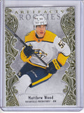 2025-26 Upper Deck Artifacts #187 Matthew Wood Yellow #/50