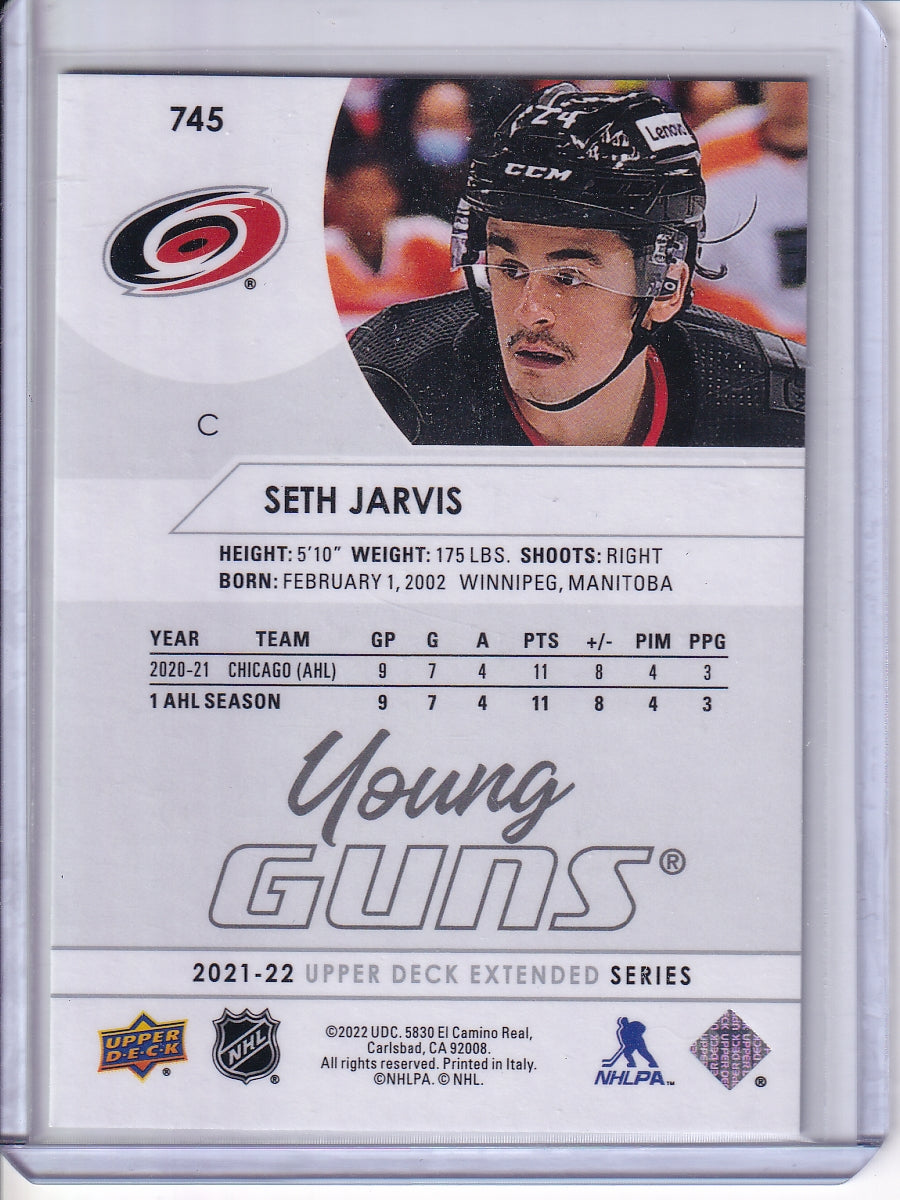 2021-22 Upper Deck #745 Seth Jarvis
