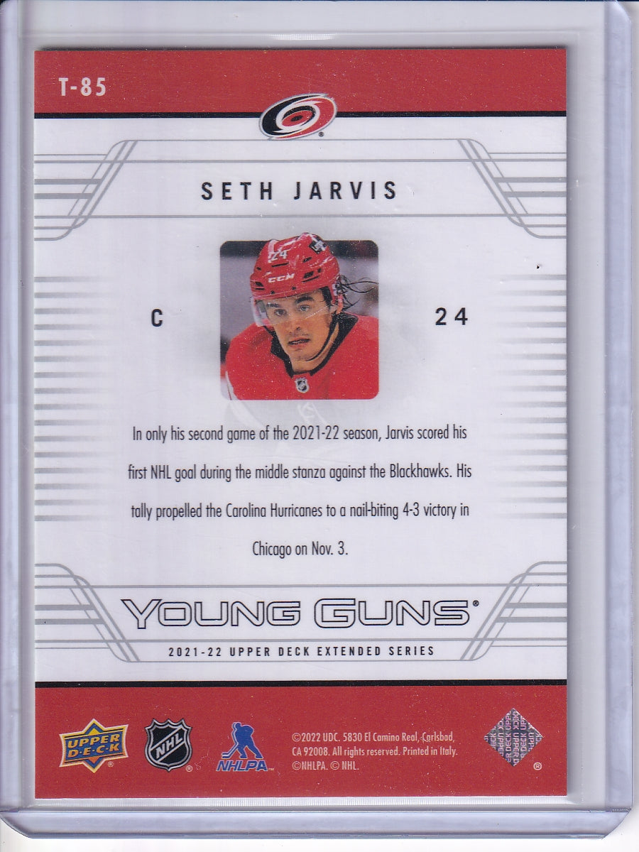 2021-22 Upper Deck #T-85 Seth Jarvis 2006-07 Upper Deck Retro