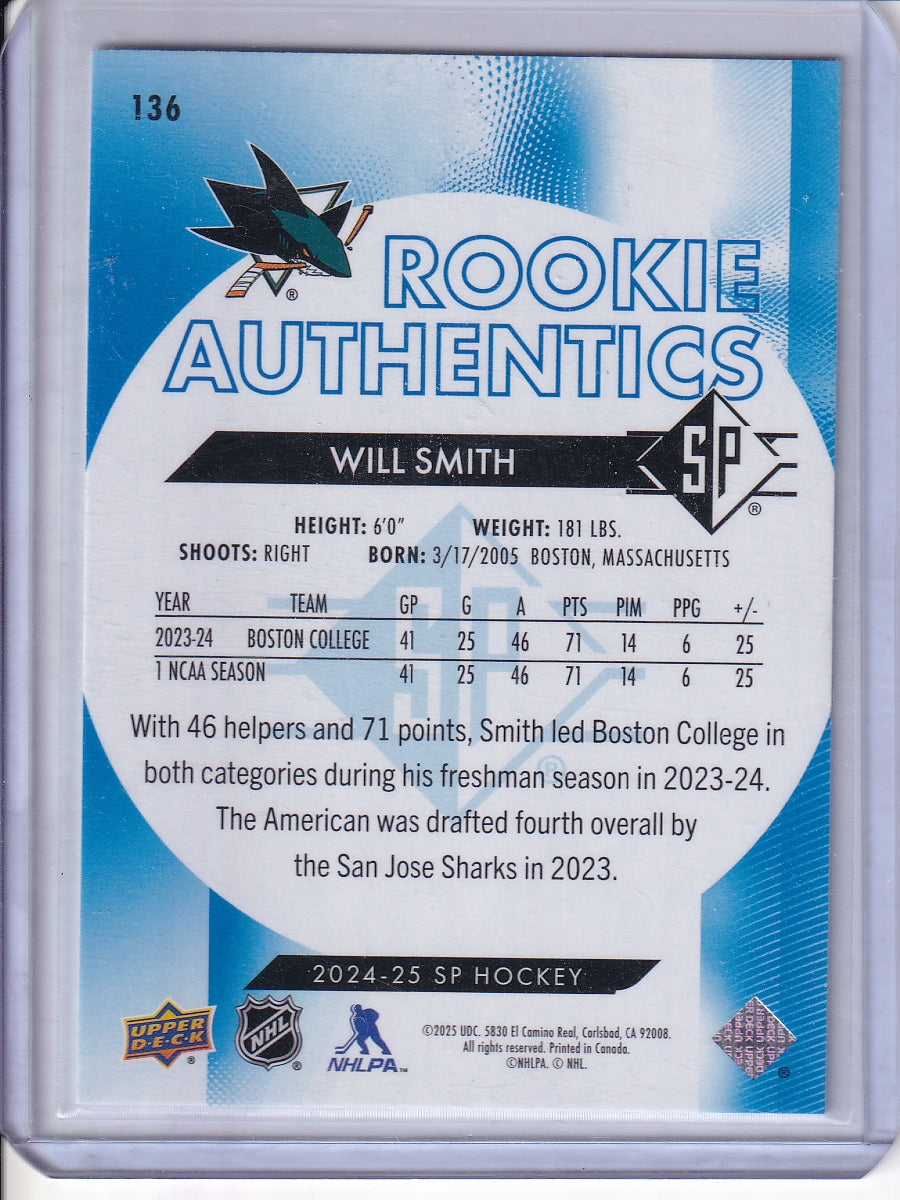 2024-25 SP #136 Will Smith Blue