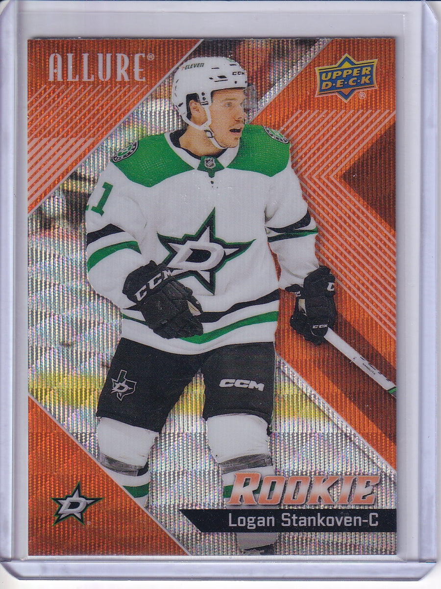 2024-25 Upper Deck Allure #101 Logan Stankoven Orange Slice
