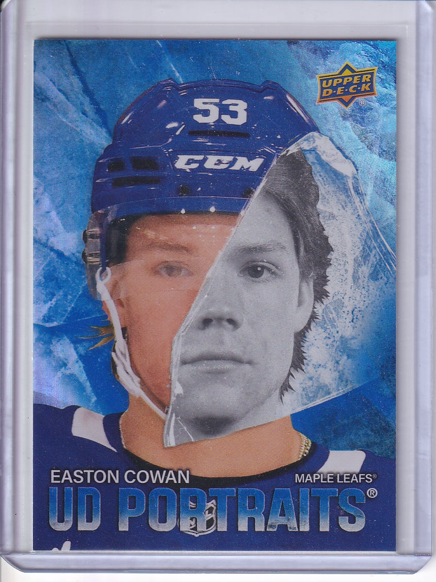 2025-26 Upper Deck #P-57 Easton Cowan UD Portraits