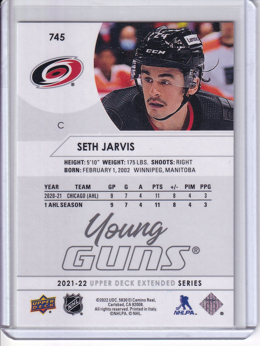 2021-22 Upper Deck #745 Seth Jarvis