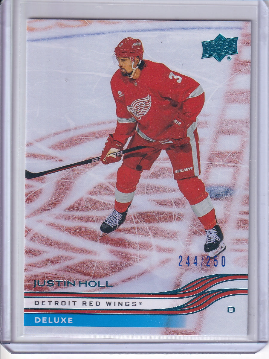 2025-26 Upper Deck #310 Justin Holl Deluxe #/250