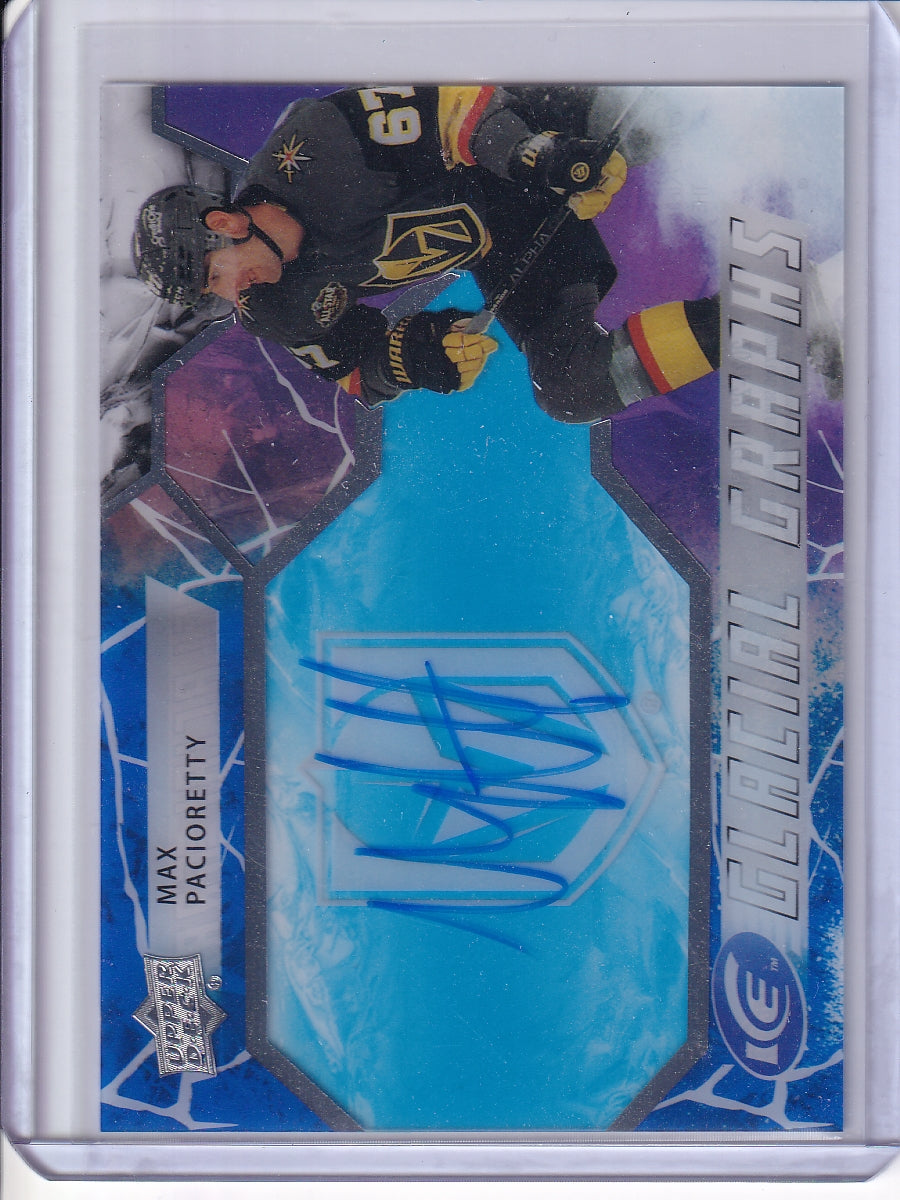 2022-23 Upper Deck Ice #GG-MP Max Pacioretty 2021-22 Upper Deck Ice Update I