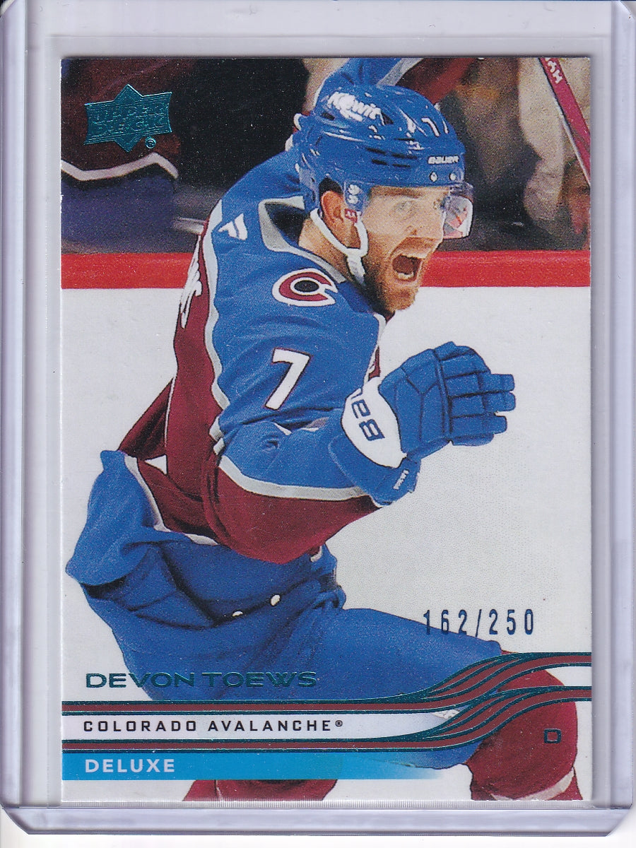 2025-26 Upper Deck Series 1 #38 Devon Toews 152/250