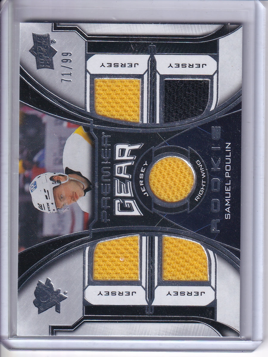 2022-23 Upper Deck Premier #PGR-SP Dylan Guenther Premier Gear Rookie Patch #/99