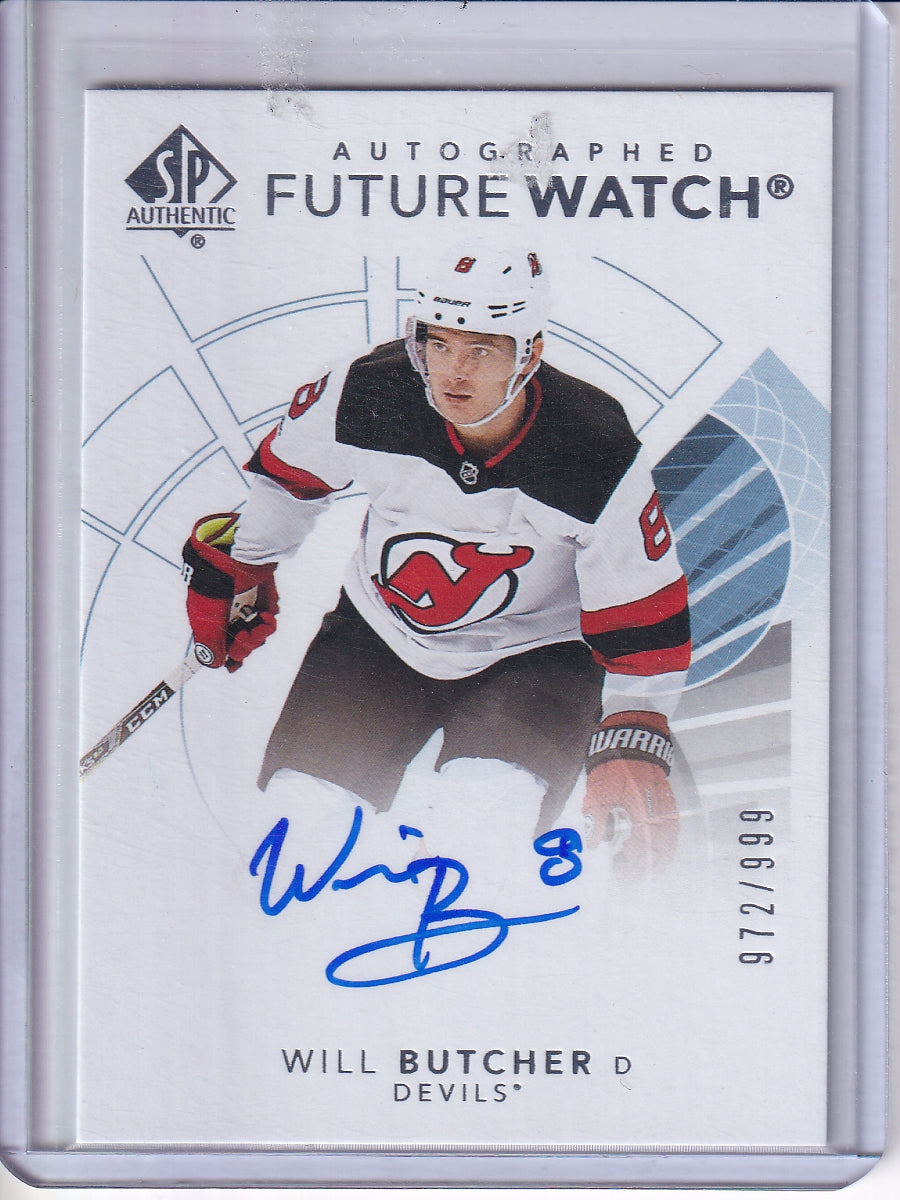 2017-18 SP Authentic #170 Will Butcher #/999