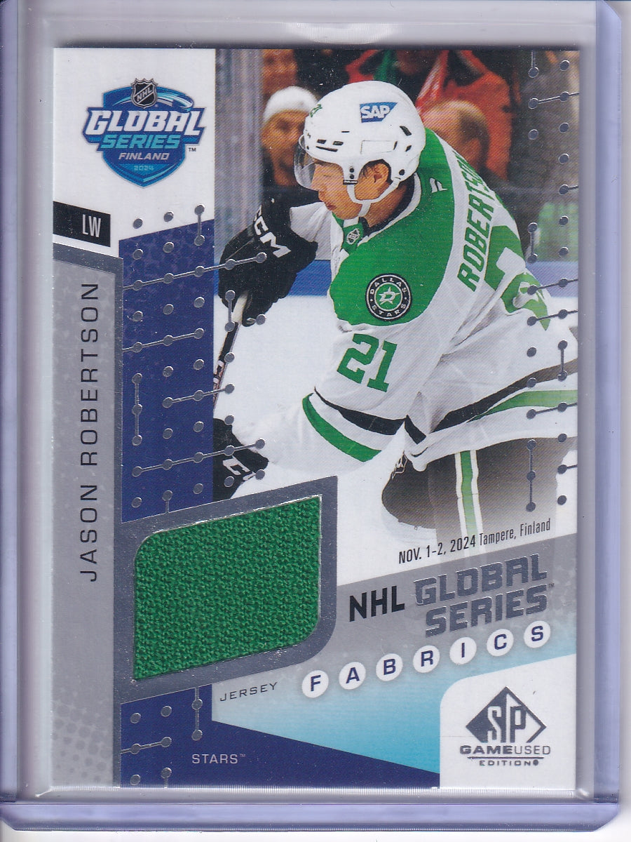 2025-26 SP Game Used #GSF2-5 Jason Robertson 2024 Global Series