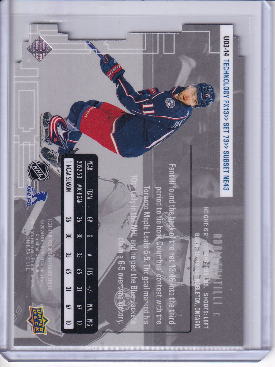 2023-24 Upper Deck #UD3-14 Adam Fantilli 1998-99 UD3