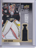 2019-20 Upper Deck #GJ-JG John Gibson UD Game Jersey