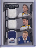 2015-16 SP Game Used #AS3-8 Forsberg/Bergeron /Stamkos All-Star Skills Fabrics