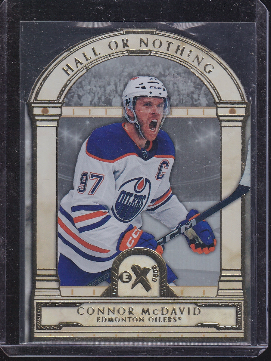 2023-24 SkyBox E-X 2000 #HN-5 Connor McDavid Hall or Nothing