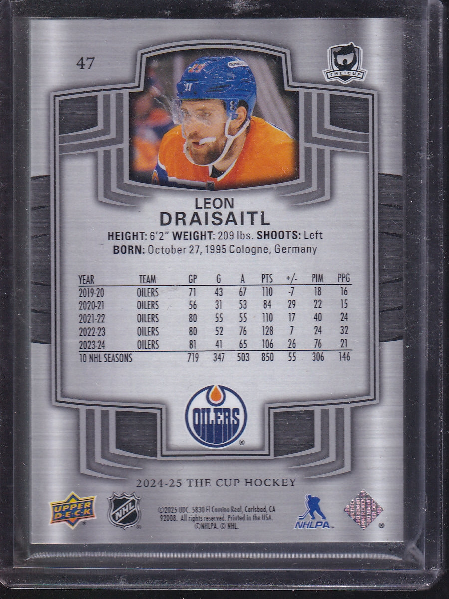 2024-25 Upper Deck The Cup #47 Leon Draisaitl #/249