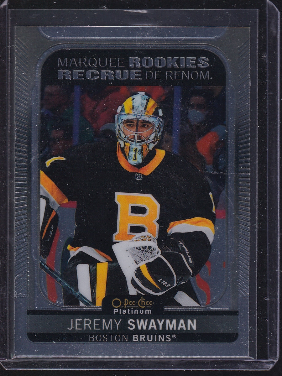 2021-22 O-Pee-Chee Platinum #205 Jeremy Swayman