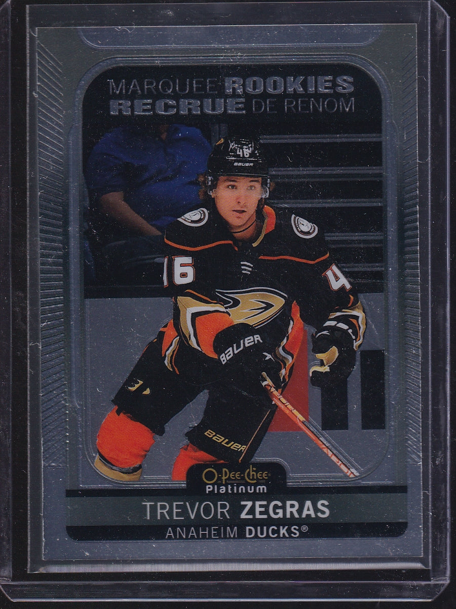2021-22 O-Pee-Chee Platinum #203 Trevor Zegras