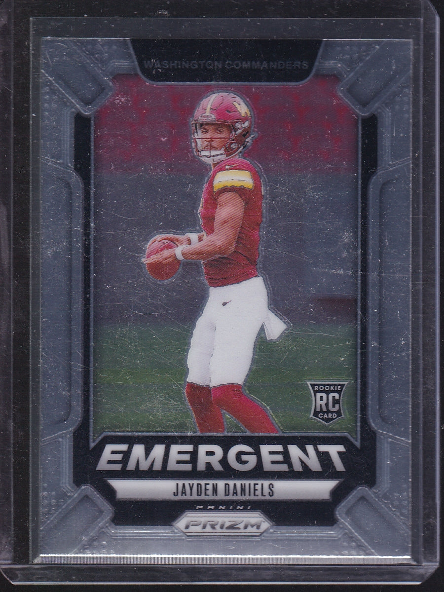 2024 Panini Prizm #2 Jayden Daniels Emergent Silver Prizm
