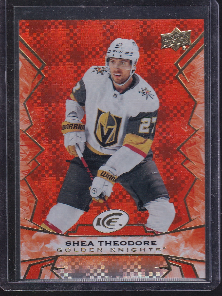 2022-23 Upper Deck Ice #80 Shea Theodore Red