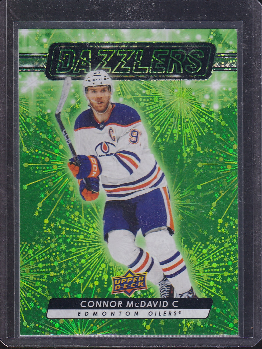 2023-24 Upper Deck #DZ-86 Connor McDavid Dazzlers Green