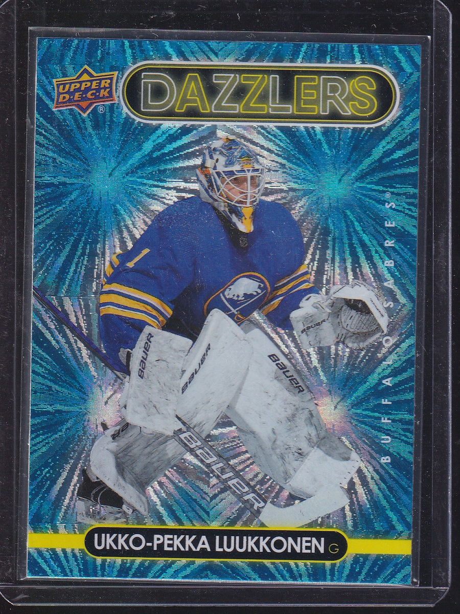 2021-22 Upper Deck #DZ-6 Ukko-Pekka Luukkonen Dazzlers Blue