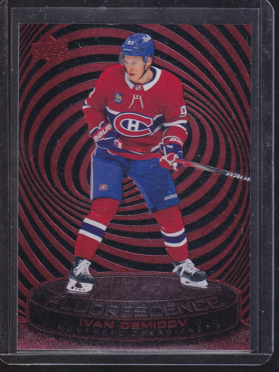 2025-26 Upper Deck #F-19 Ivan Demidov Fluorescence Red