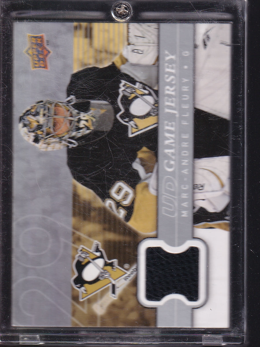 2008-09 Upper Deck #GJ2-MF Marc-Andre Fleury UD Game Jerseys