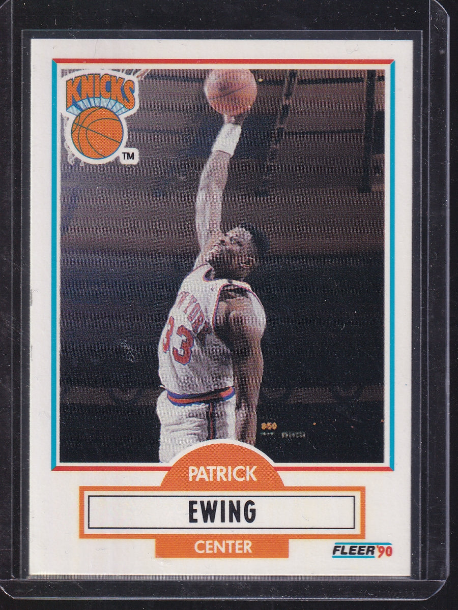 1990-91 Fleer #125 Patrick Ewing