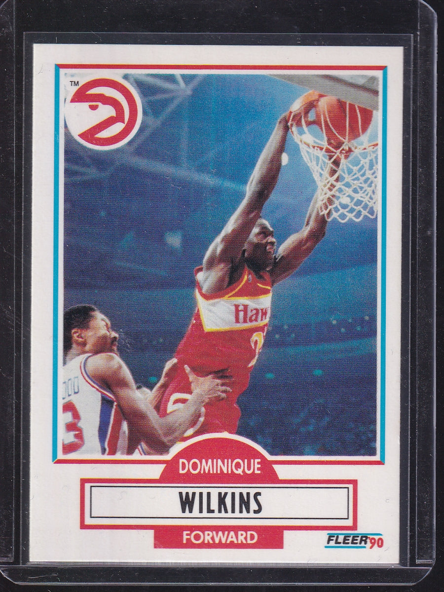 1990-91 Fleer #6 Dominique Wilkins