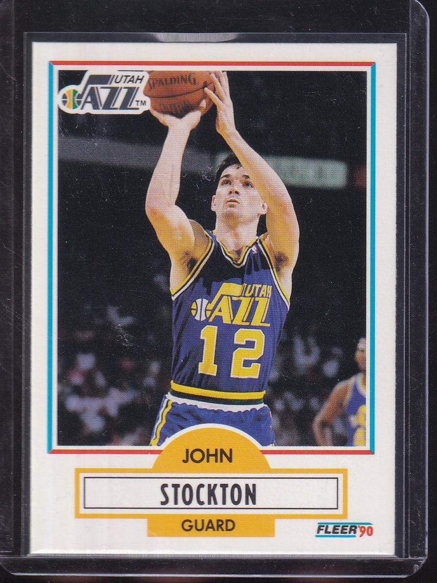 1990-91 Fleer #189 John Stockton