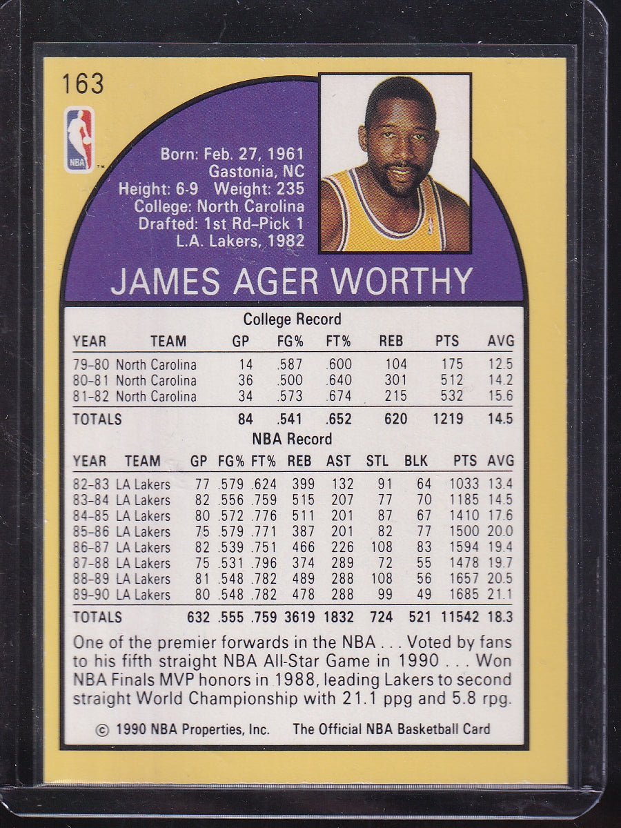 1990 Hoops Team Night Los Angeles Lakers #NNO James Worthy