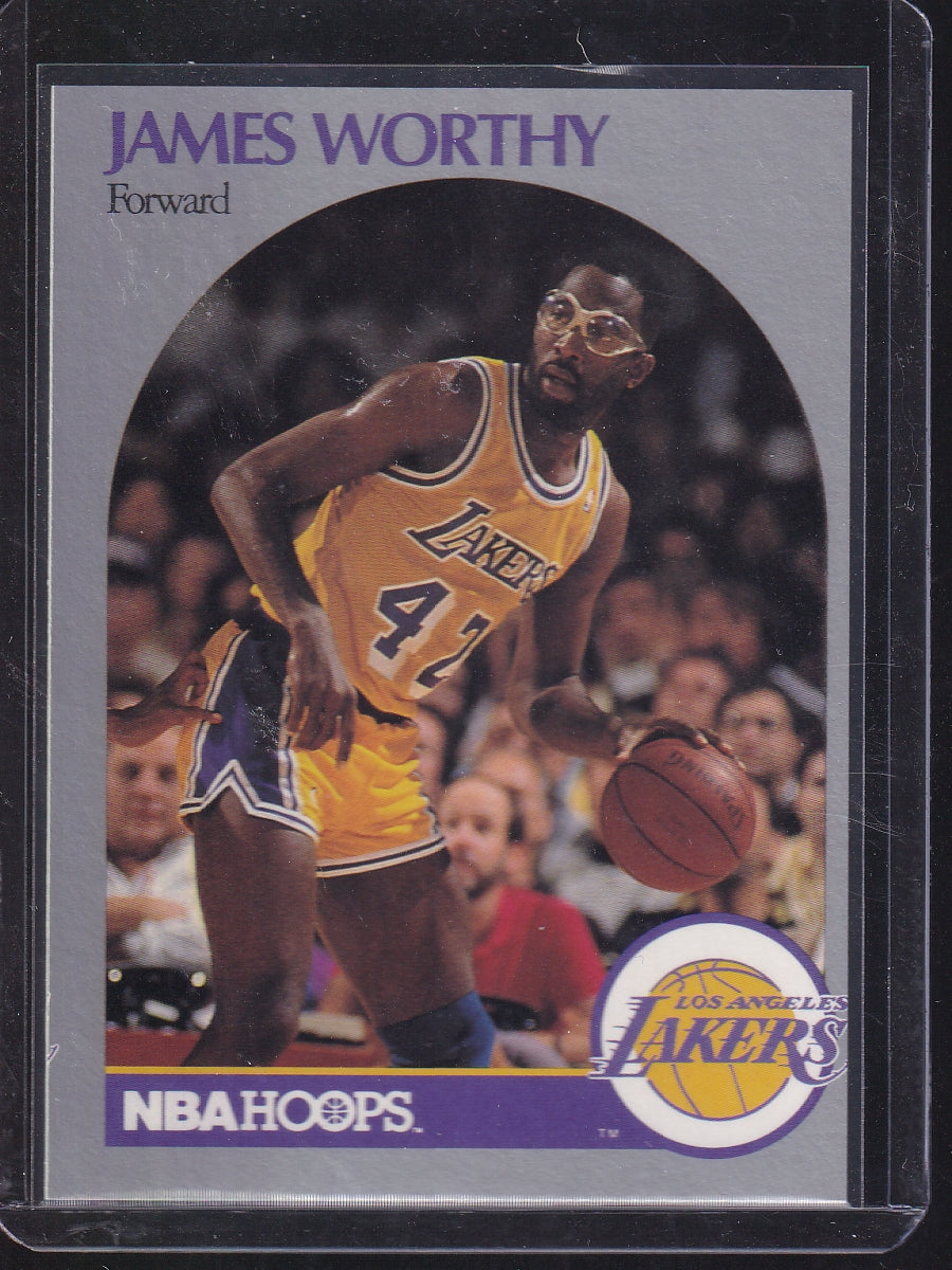 1990 Hoops Team Night Los Angeles Lakers #NNO James Worthy