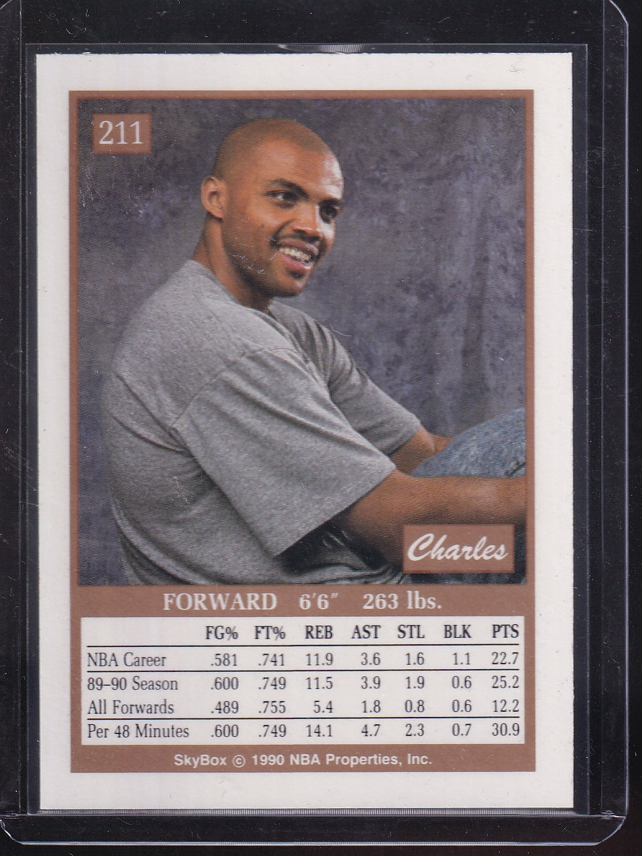 1990-91 SkyBox #211 Charles Barkley