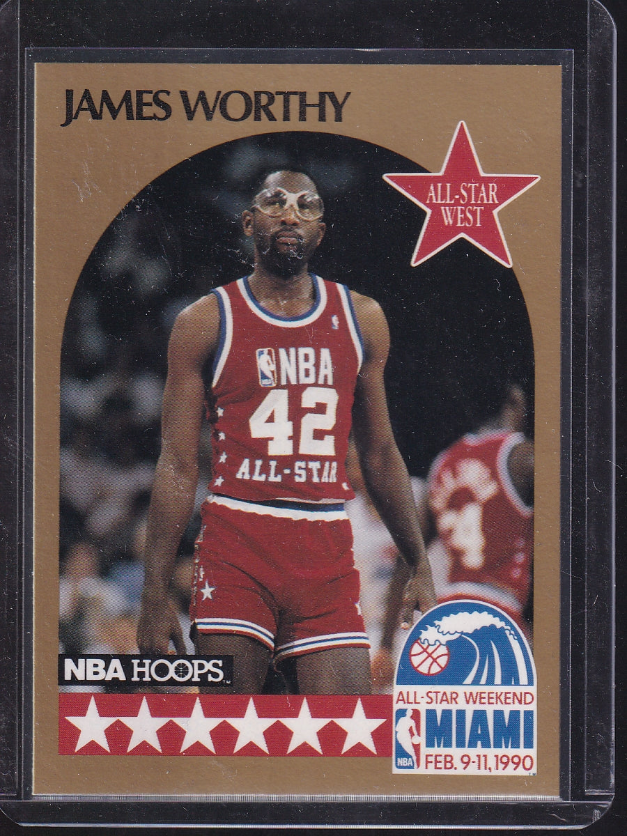 1990-91 Hoops #26 James Worthy