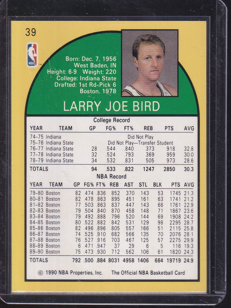 1990 Hoops Team Night Boston Celtics #NNO Larry Bird