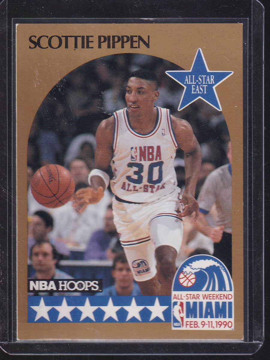 1990-91 Hoops #NNO Scottie Pippen All-Star Program Perforated