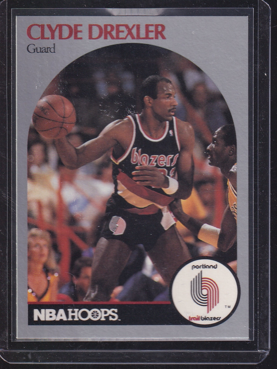 1990-91 Hoops #245 Clyde Drexler