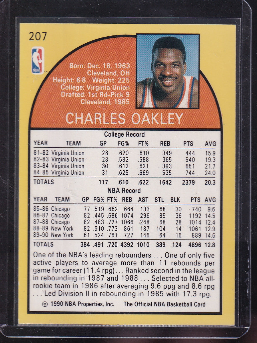 1990-91 Hoops #207 Charles Oakley