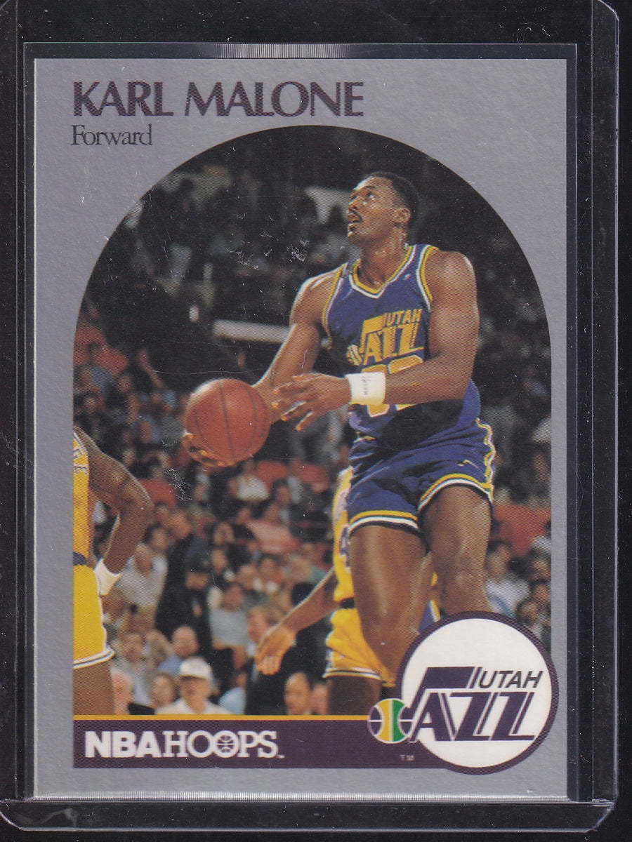 1990-91 Hoops #292 Karl Malone