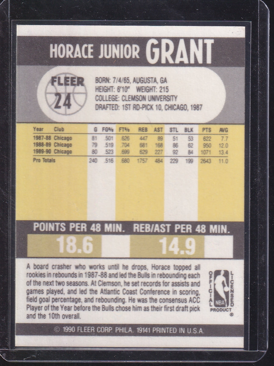 1990-91 Fleer #24 Horace Grant
