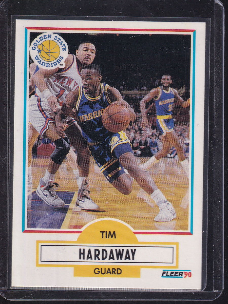 1990-91 Fleer #63 Tim Hardaway