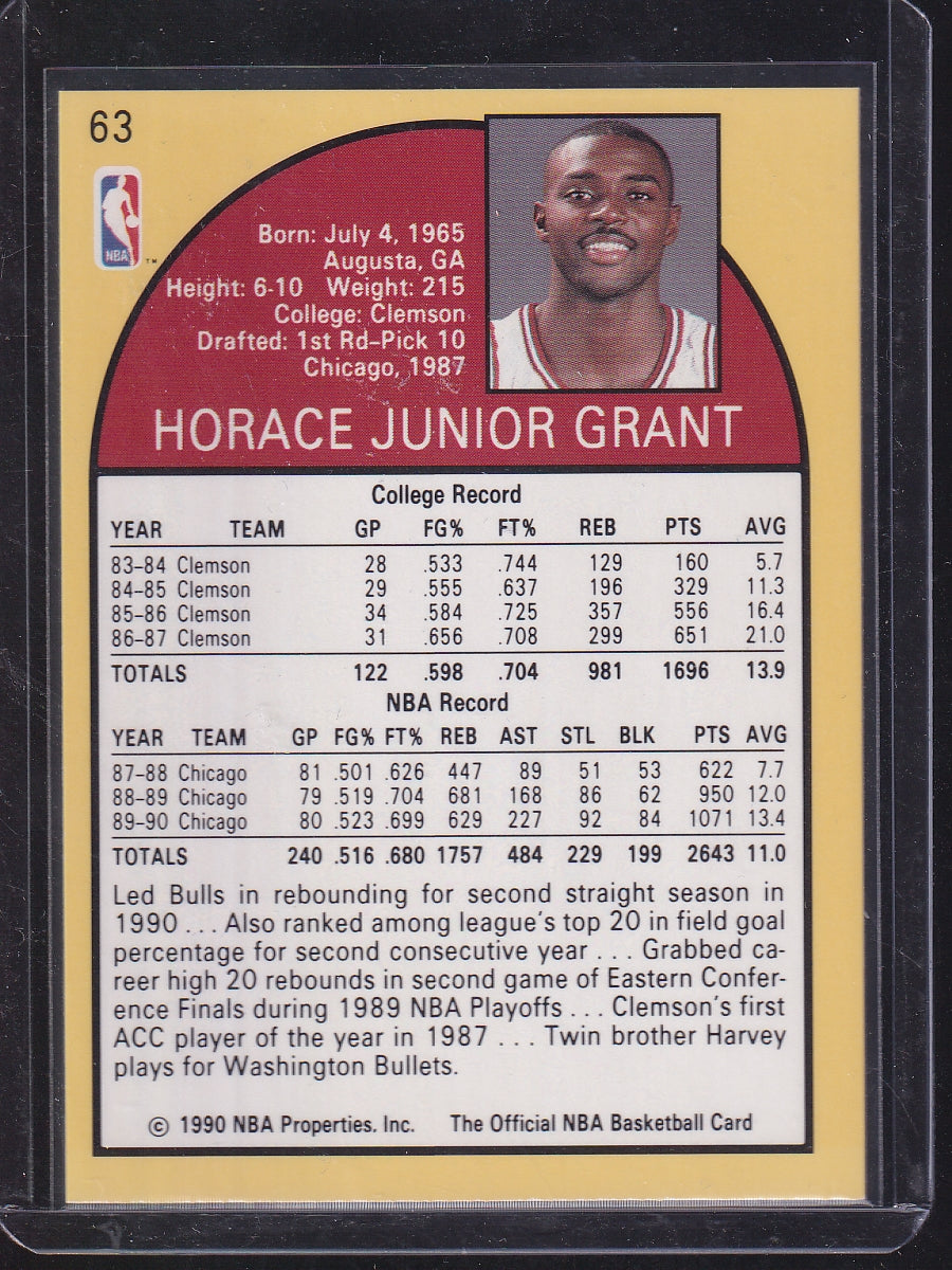 1990-91 Hoops #63 Horace Grant