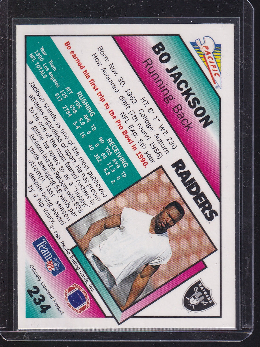 1991 Pacific #234 Bo Jackson