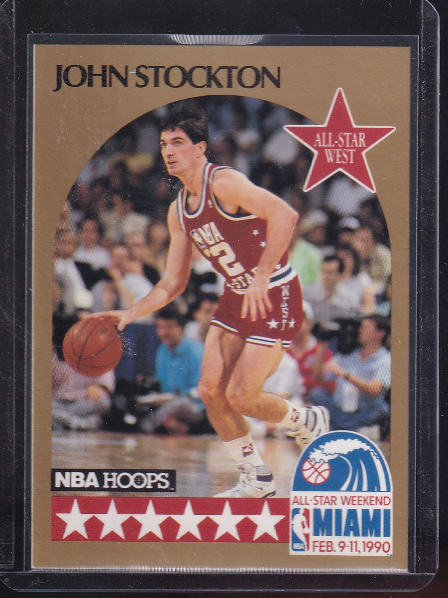1990-91 Hoops #25 John Stockton