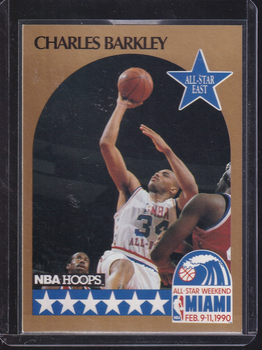 1990-91 Hoops #NNO Charles Barkley All-Star Program Perforated