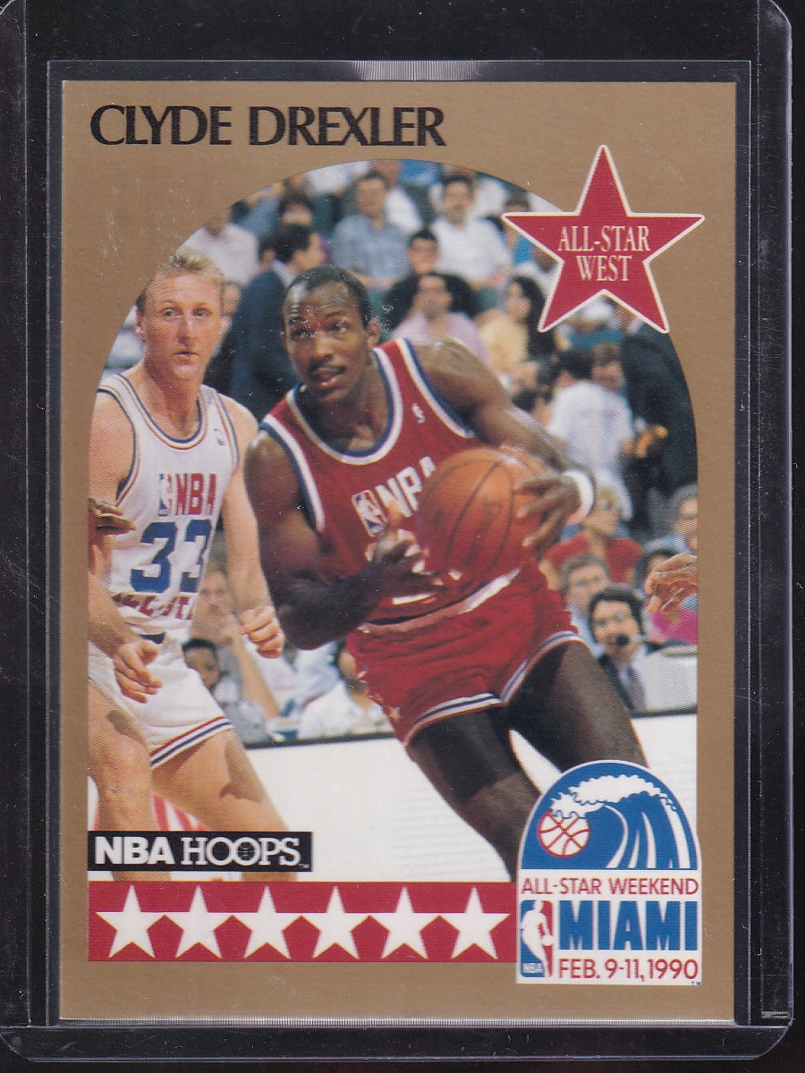 1990-91 Hoops #16 Clyde Drexler
