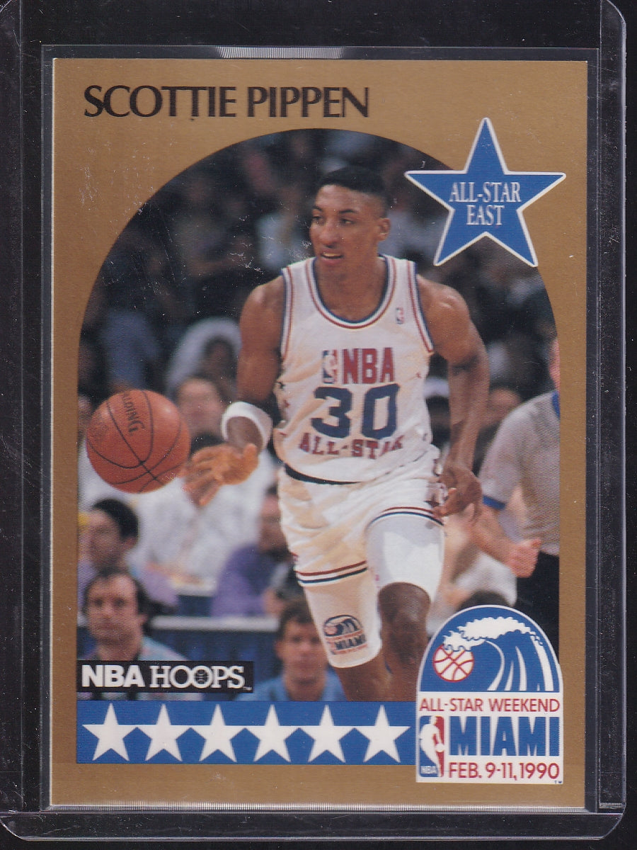 1990-91 Hoops #NNO Scottie Pippen All-Star Program Perforated